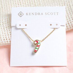 Kendra Scott Candy Cane Short Necklace Gold